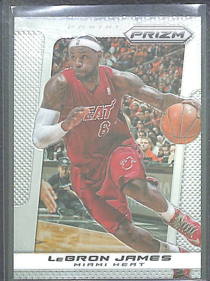 2013-14 Prizm LeBron James card tracked in CardVine